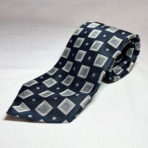 Alexander Julian Colors Tie Multicolor Geo Handmade Squares Wide